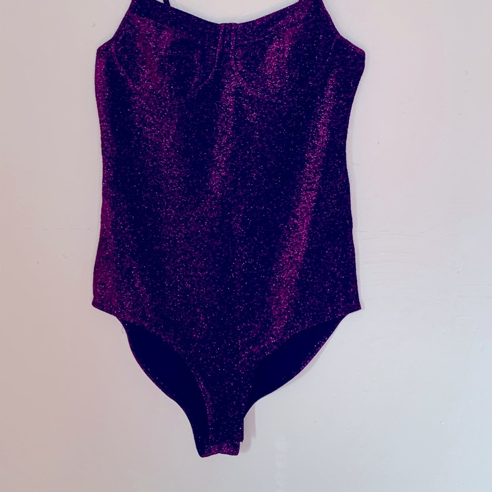 Metallic Hot Pink Body Suit